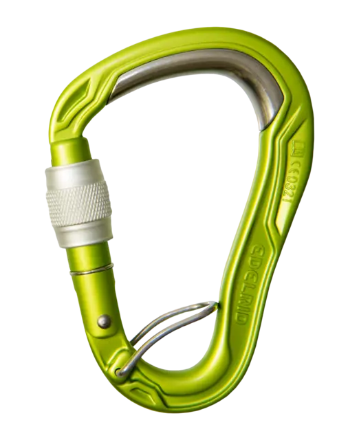 کارابن کارابین پیچ گلابی شکل بالت پروف فنردار سبز ادلراید EDELRID BULLETPROOF FG - Image 1